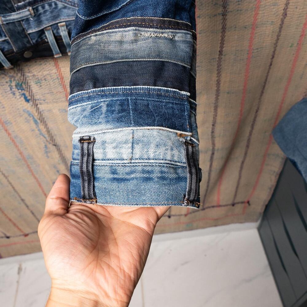 Custom upcycled levis denim jacket - Picture 7 of 8
